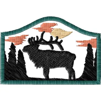 Nášivka Nášivka Jelen myslivost, nášivky, zvířata