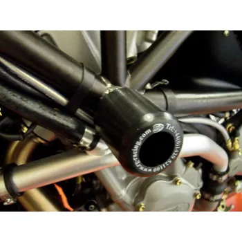 R&G Racing Padací chrániče (horní, přední) - MV Agusta Brutale Černá