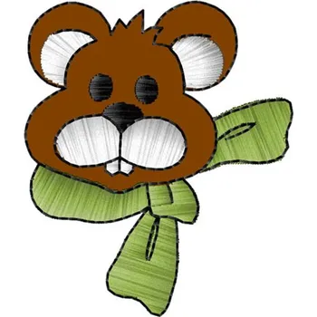 Nášivka Myš zvířátka, dětské