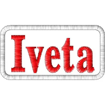 Nášivka Nášivka Iveta nášivky ženských jmen, jmenovky