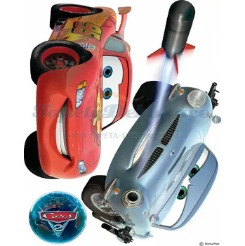 Samolepící dekorace Samolepky na zeď Disney Cars 2 AGF00885 (65 x 85 cm) AG Design