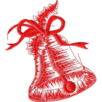 Vánoční dekorace Výšivka Vánoční zvonek ubrousky, prostírky, dečky, vánoční