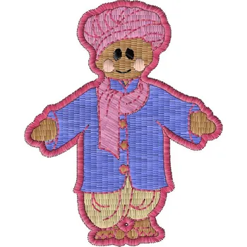 Nášivka Indian boy postavičky, dětské