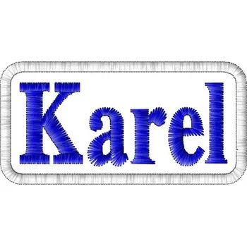 Nášivka Nášivka Karel nášivky mužských jmen, jmenovky