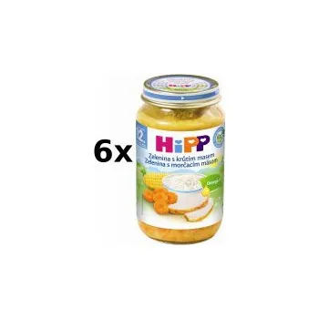 Hipp Zelenina s krůtím masem 6 × 220 g Hipp Zelenina s krůtím masem 6 × 220 g