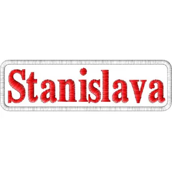 Nášivka Stanislava nášivky ženských jmen, jmenovky