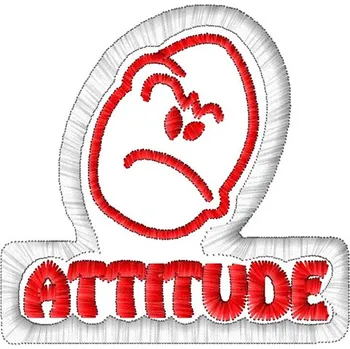 Nášivka Attitude smajlíci, nášivky