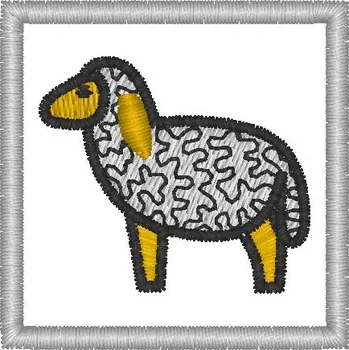 Nášivka Nášivka ovečka dětské, značky pro mš, nášivky