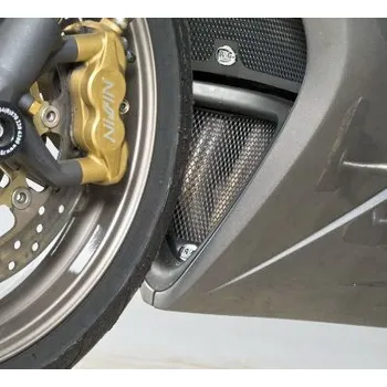 Výfuk pro motocykl R&G Racing Ochranná mřížka výfukových svodů R&G Racing pro motocykly TRIUMPH 675 Daytona, černá