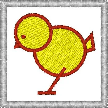 Nášivka Nášivka ptáček žlutý dětské, značky pro mš, nášivky