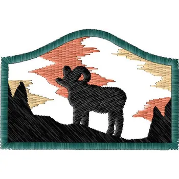 Nášivka Nášivka Muflon myslivost, nášivky, zvířata