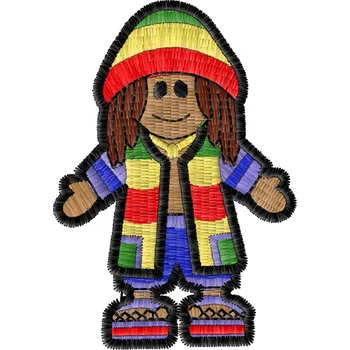 Nášivka Nášivka Jamaičan boy postavičky, dětské