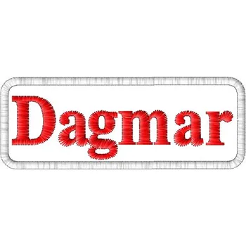 Nášivka Nášivka Dagmar nášivky ženských jmen, jmenovky