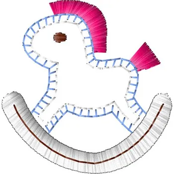 Nášivka Houpací koník hračky, dětské