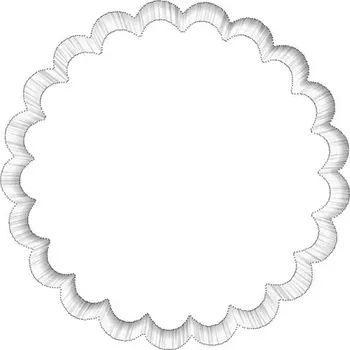 Papírový kapesník Výšivka Rámeček 17 ubrousky, prostírky, dečky