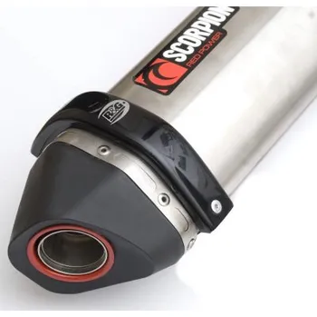 Výfuk pro motocykl R&G Racing Chránič koncovky výfuku R&G Racing pro SCORPION Serket, černý