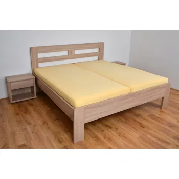 Ložnice BMB Postel Ella Harmony oblá - imitace dřeva Dekor: Dub Bardolino, Rozměr: 90 x 200 cm