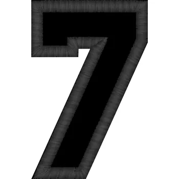 Nášivka Nášivka číslice 7 nášivky, číslice, číslo, 7