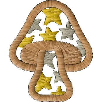Nášivka Nášivka Houba hvězdy květiny, nášivky, dětské