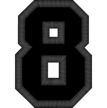 Nášivka Nášivka číslice 8 nášivky, číslice, číslo, 8