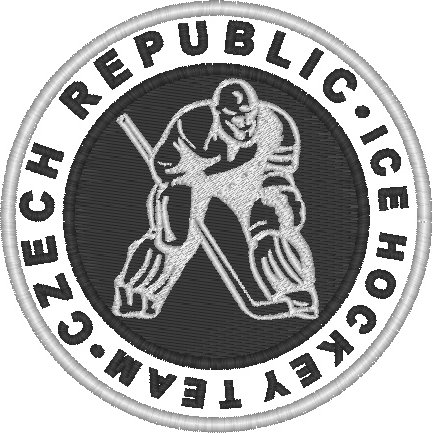 Nášivka Czech republic ice hockey team MS, hokej