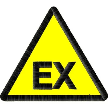 Nášivka Nášivka Explose výstražná znamení, nášivky