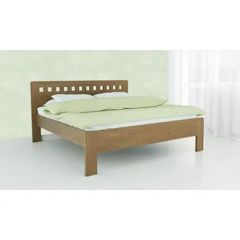 Postel BMB Postel Ella Mosaic oblá - jádrový buk Moření: lak, Rozměr: 90 x 200 cm