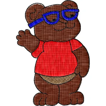 Nášivka Nášivka Medvěd s brýlemi zvířátka, dětské, zvířata