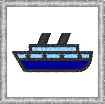 Nášivka parník dětské, značky pro mš, nášivky