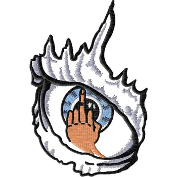 Nášivka Oko vícebarevné fantasy, nášivky