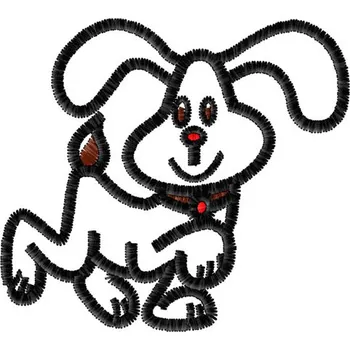 Nášivka Nášivka Pes ušatec zvířátka, dětské, psi, zvířata