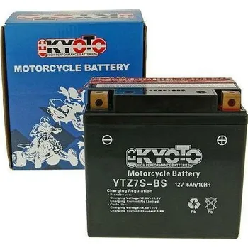 Motobaterie Kyoto Baterie KYOTO 12V 6Ah YTZ7S-BS (dodáváno s kyselinovou náplní)