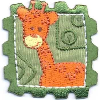 Nášivka žirafa zvířátka, dětské