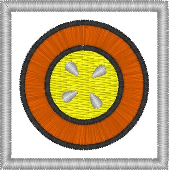 Nášivka Koláč dětské, značky pro mš, nášivky