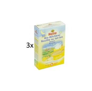 Dětská kaše Holle Bio Mléčná kaše - 3 × 250 g
