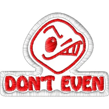 Nášivka Nášivka Don´t even smajlíci, nášivky