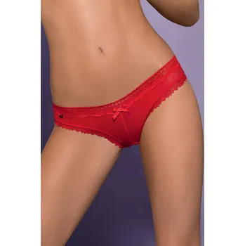 Dámské erotické kalhotky Obsessive Kalhotky Corella červené L/XL + Doprava zdarma