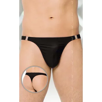 Pánské tanga SoftLine Pánská erotická tanga 4432 černá - XL + Doprava zdarma