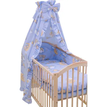 Povlečení Povlečení do postýlky 4dílné - Scarlett Mráček - modrá 90 x 120 cm