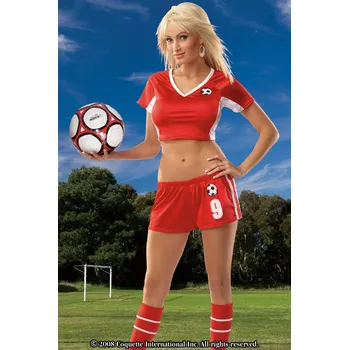 Dámský erotický kostým Coquette Fotbalistka M/L + Doprava zdarma