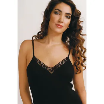 Violana Spodní košilka Olga černá XL + Doprava zdarma