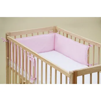 Příslušenství pro dětskou postel a kolébku Mantinel do dětské postýlky - Scarlett froté - 180 x 20 cm - růžová