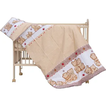 Povlečení Povlečení do postýlky 2dílné - Scarlett Matěj - béžová 100 x 135 cm