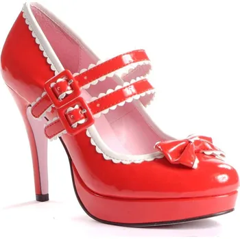 Dámské erotické boty Leg Avenue Lodičky Leg Avenue Dottie červené EU 36 + Doprava zdarma
