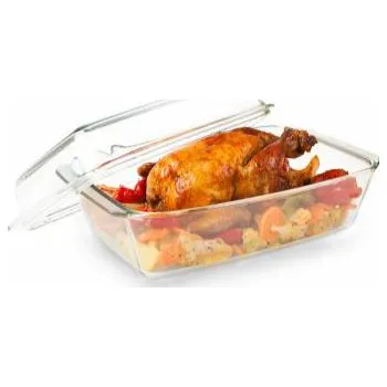 pekáč De Gusto Skleněný pekáč 3,5l s víkem