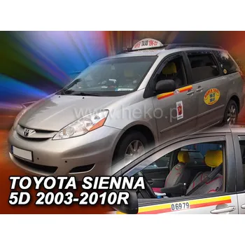 Plexi ofuk oken Ofuky oken - Toyota Sienna 5D 03-10R, přední