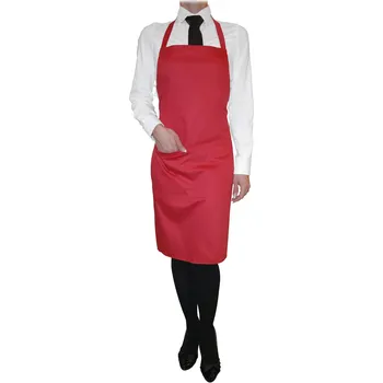 Kuchyňská zástěra Vondrak & Company | Kuchařská zástěra s laclem - červená