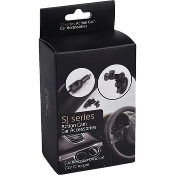 SJCAM™ Nabíječka a přísavka set pro přichycení sportovní kamery do auta Konektor micro usb