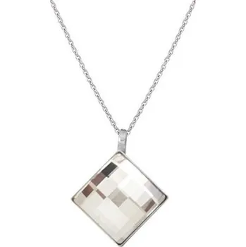 Náhrdelník Lafira stříbrný přívěsek Chessboard Crystal 1017