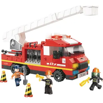 Stavebnice Sluban Sluban Fire M38-B0221 hasičský vůz se žebříkem